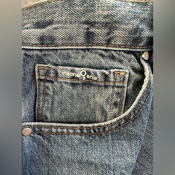 Insane Genes Women’s Denim Pants with Side Slit- size 6 - Picture 4 of 7